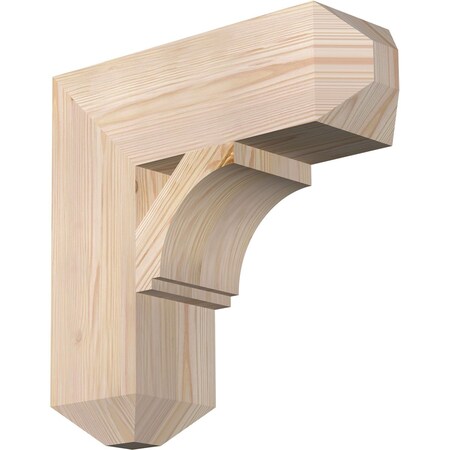 Ekena Millwork Imperial Craftsman Smooth Bracket, Douglas Fir, 5 1/2"W x 18"D x 18"H BKT06X18X18IMP04SDF